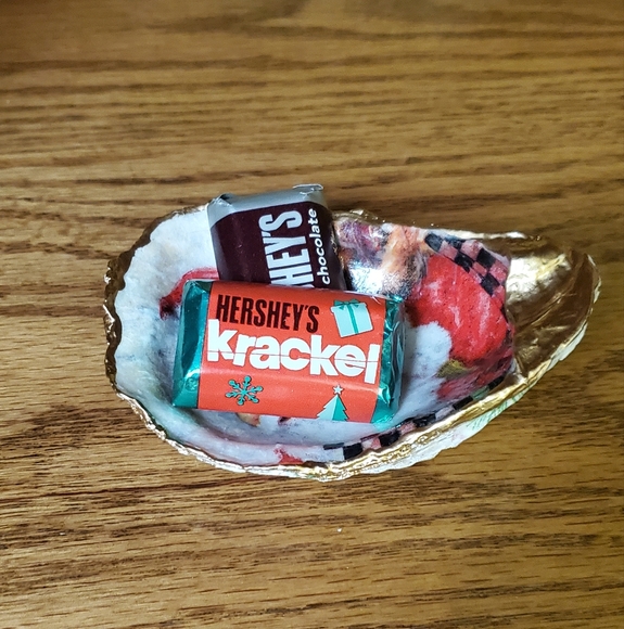 Mckenzie Childs Inspired Vintage Santa Dish 4x3⚜️🖤❤️⚜️ - Picture 4 of 4